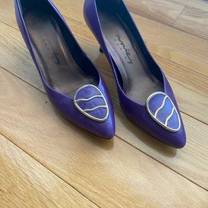 Vintage 80s Connie’s Collection Purple Heel Shoes